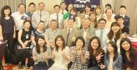関大台湾OB会<br />台中での例会に30人集う　母校の交換留学生を招待